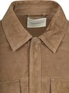 Profuomo Overshirt Suede Taupe Product / Detail