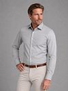 Profuomo Twill Shirt Light Green Model / Voorkant