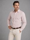 Profuomo Twill Skjorte Lys Rosa Model / Voorkant