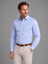 Profuomo Dobby Shirt Light Blue Model / Voorkant