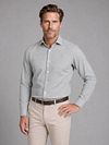 Profuomo Dobby Shirt Light Green Model / Voorkant
