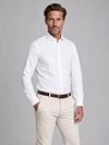 Profuomo Chemise de Lin Blanche Model / Voorkant