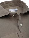 Profuomo Overhemd Linnen Groen Product / Detail