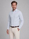 Profuomo Japanese Knitted Shirt Light Blue Model / Voorkant