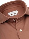 Profuomo Japanese Knitted Shirt Red Clay Product / Detail