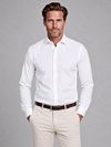 Profuomo Twill Shirt White Model / Voorkant