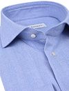 Profuomo Shirt Brushed Herringbone Light blue