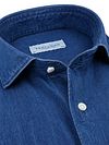 Profuomo Jeans Twill Hemden Indigo