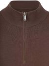 Profuomo Half Zip Pullover Luxury Basic Brown Product / Detail