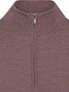 Profuomo Half Zip Pullover Merino Wool Aubergine Product / Detail