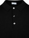 Profuomo Longsleeve Poloshirt Merinowolle Schwarz Product / Detail