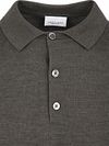 Profuomo Longsleeve Poloshirt Merinowolle Grün Product / Detail