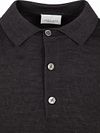 Profuomo Longsleeve Poloshirt Merinowolle Dunkelbraun Product / Detail