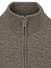 Profuomo Half Zip Pullover Woolblend Green