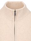 Profuomo Half Zip Pullover Woolblend Sand