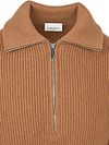 Sweter Profuomo z półzamkiem, koniakowy, 100% wełna Product / Detail