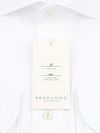 Camicia Profuomo in twill con maniche extra lunghe bianca Product / Detail