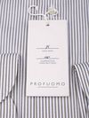 Profuomo Chemise Twill Rayures Vert