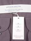 Profuomo Japanese Knitted Hemd Mauve