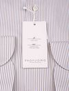 Profuomo Twill Hemd Streifen Beige