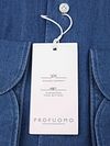 Profuomo Jeans Twill Hemden Indigo