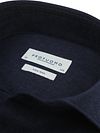 Profuomo Hemd Peached Twill Flanel Navy Product / Detail