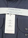 Profuomo Japanese Knitted Hemd Denim Navy Product / Detail