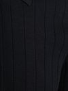 Profuomo Longsleeve Polo Shirt Dropneedle Navy Product / Detail