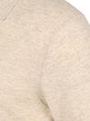 Profuomo Longsleeve Poloshirt Mix Laine Sand Product / Detail