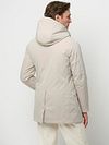 Profuomo Magnet Coat Ecru Model / Achterkant