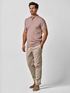 Profuomo Polo Luxury Basic Rosa Model / Achterkant