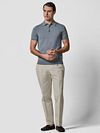 Profuomo Polo Luksus Basic Blå Model / Voorkant