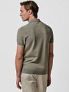 Profuomo Polo Shirt Luxury Basic Green Model / Achterkant