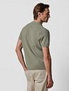 Profuomo Polo Shirt Riva Luxury Structure Green Model / Achterkant
