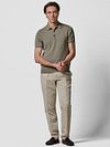 Profuomo Poloshirt Luxury Basic Groen Model / Voorkant