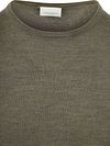 Profuomo Pull-over Laine Merinos Olive Product / Detail