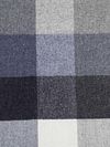 Sciarpa Profuomo in lana a quadri blu, grigio e beige Product / Detail