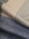 Profuomo Sjaal Wol Colourblock Blauw Grijs Beige Product / Detail