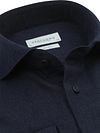 Profuomo Skjorte Flannel Peached Twill Navy Product / Detail
