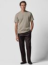 Profuomo T-Shirt Strikket Beige Model / Voorkant