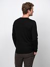 Profuomo Tröja Merinoull Svart Model / Achterkant