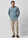 Profuomo Twill Camisa Denim Light Blue Model / Voorkant