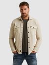 PME Legend Hemdjacke Waffle Ecru Model / Voorkant