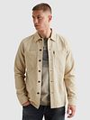 PME Legend Overshirt Dobby Structure Ecru Model / Voorkant