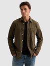 PME Legend Colored Denim Chemise Beluga Vert