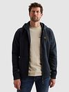 PME Legend Strickjacke Hooded Navy   Model / Voorkant