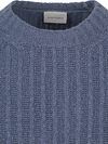 Suitable Pull-over Laine Boiled Bleu Product / Detail