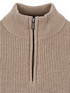Suitable Half Zip Genser Cowo Taupe