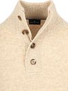 Steppin' Out Mocker Pullover Lambswool Ecru
