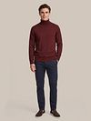 Suitable Merino-trøje Burgundy Model / Voorkant